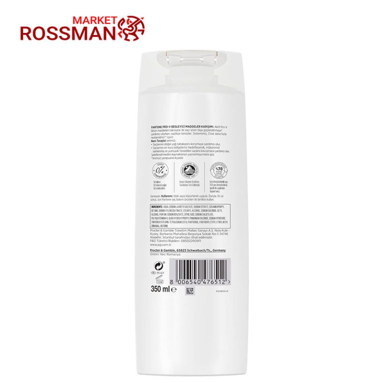 شامپو پنتن Pantene مدل Nem Terapisi (3 in 1) حجم 350 میلی لیتر