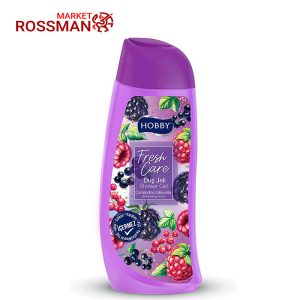 شامپو بدن هوبی Hobby مدل Fresh Care حاوی عصاره تمشک و شاه توت حجم 500 میلی لیتر