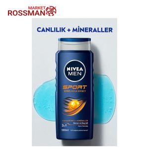 شامپو سه کاره نیوآ NIVEA مخصوص مو، بدن و صورت حجم 500 میلی لیتر