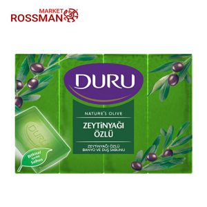 صابون دوش دورو Duru مدل Natural Olive روغن زیتون 4 عددی