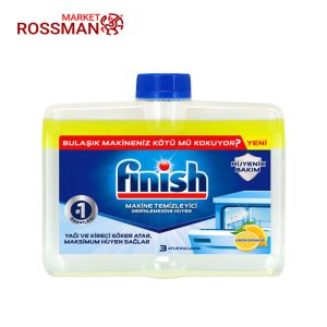 جرمگیر ماشین ظرفشویی فینیش finish لیمویی حجم 250 میلی لیتر