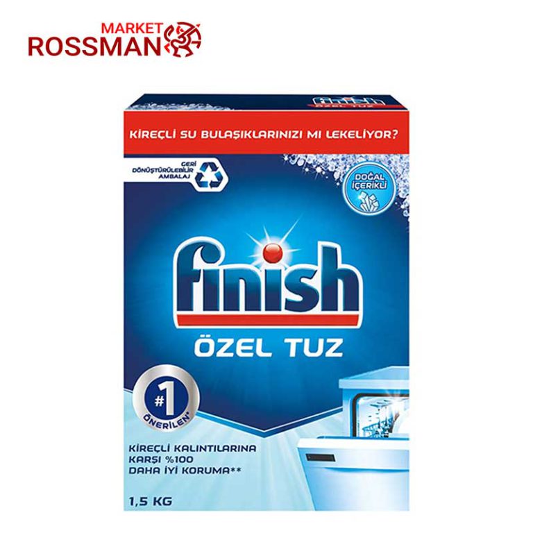 نمک ماشین ظرفشویی فینیش finish مدل Ozel Tuz بسته 1500 گرم