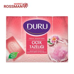 صابون دوش دورو Duru مدل Fresh Sensations رایحه گل های بهاری 4 عددی