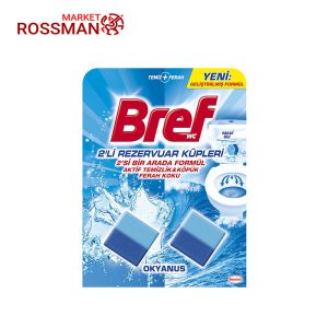 قرص فلاش تانک برف Bref با رایحه اقیانوس (2 در 1) 2 عددی