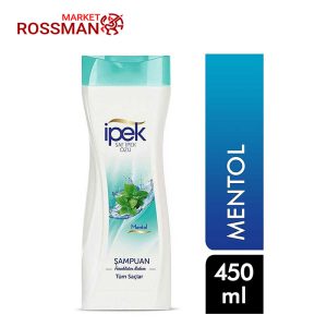 شامپو ایپک Ipek مدل Mentol حجم 450 میلی لیتر
