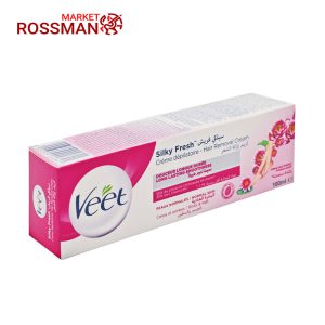 کرم موبر زنانه ویت Veet مدل شیر نیلوفر و یاس حجم 100 میلی لیتر
