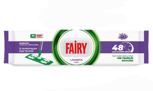 دستمال مرطوب تمیزکننده تی فیری بسته Fairy 50 عددی
